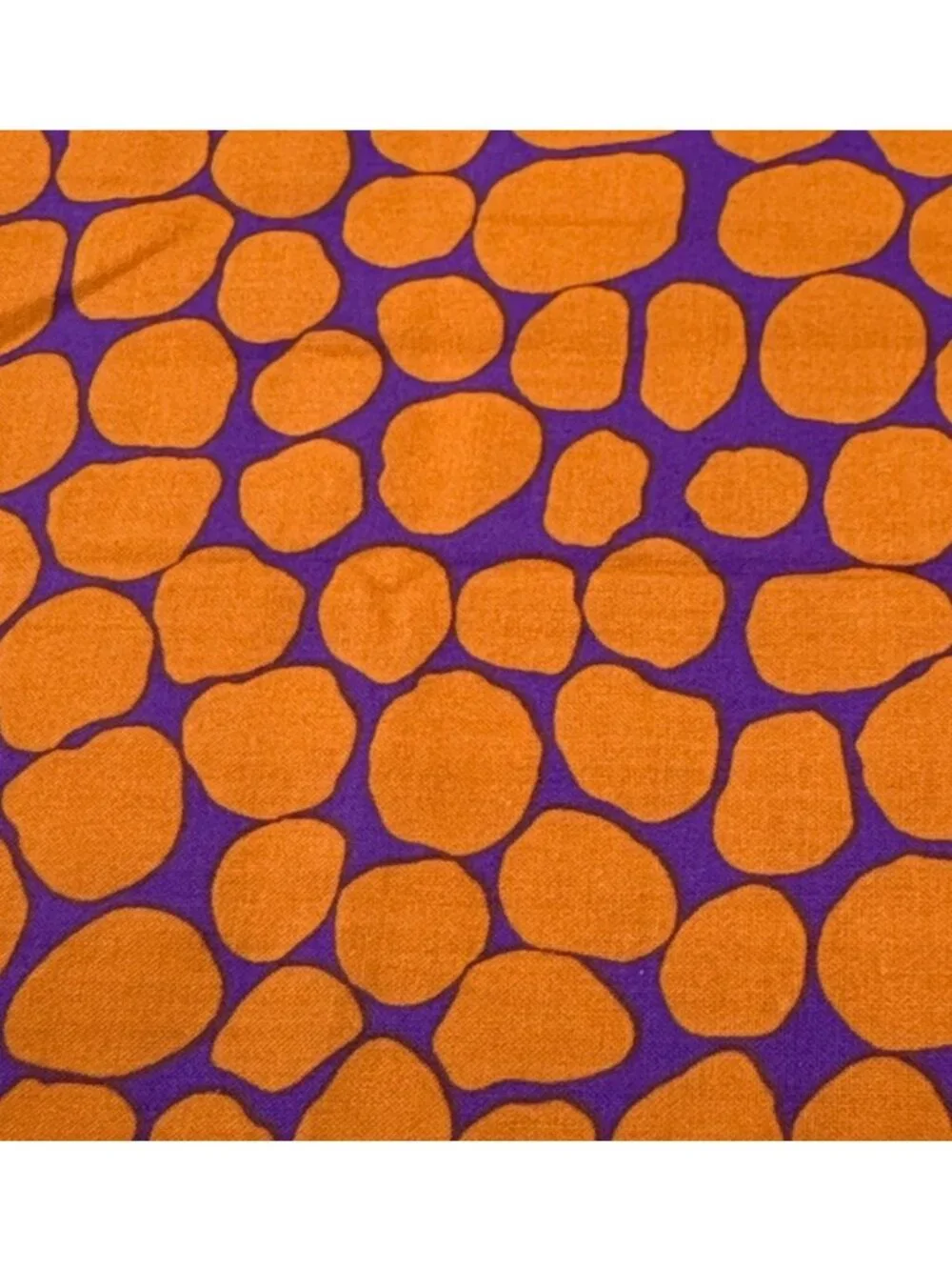 Orange & Purple Polka Dot 1/2 yard x 42
